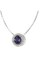 Jacques Lemans - Kette Sterlingsilber mit Amethyst -...