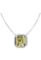 Jacques Lemans - Kette Sterlingsilber mit Lemonquarz -...