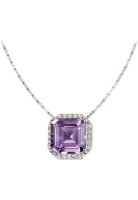 Jacques Lemans - Kette Sterlingsilber mit Amethyst -...