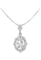 Jacques Lemans - Kette Sterlingsilber mit White Topaz -...