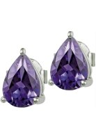 Jacques Lemans - Ohrstecker Sterlingsilber mit Amethyst -...