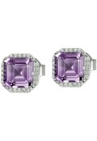 Jacques Lemans - Ohrstecker Sterlingsilber mit Amethyst -...