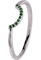 Jacques Lemans - Ring Sterlingsilber mit Green Onyx -...