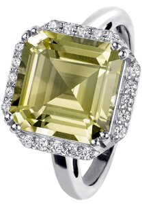 Jacques Lemans - Ring Sterlingsilber mit Lemon Quarz - SE-R104B