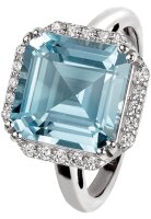 Jacques Lemans - Ring Sterlingsilber mit Sky Blue Topas -...