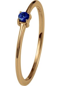 Jacques Lemans - Ring Sterlingsilber vergoldet mit Iolith - SE-R155F