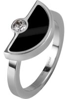 Jacques Lemans - Ring mit Onyx - S-R67A56 - Ringweite: 56