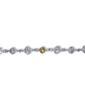 ARS Silberarmband mit 750 Gelbgold 14306