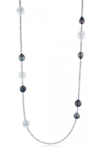 Luna-Pearls - Collier - Silber 925/- Tahiti-ZP 8-11 mm 216.0715