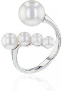 Luna-Pearls - 008.0568 - Ring - 750 Weißgold - Akoya-Zuchtperle
