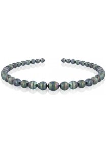 Luna-Pearls - 504.3888 - Zuchtperlenstrang - Tahiti-Zuchtperle 8-11 mm