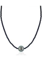 Luna-Pearls - Collier - Silber 925/- Tahiti-ZP 9-10 mm...