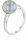 Luna-Pearls - 005.1037 - Ring - 750 Weißgold - Tahiti-Zuchtperle 9-10mm - Brillanten H/SI 0,06 ct.
