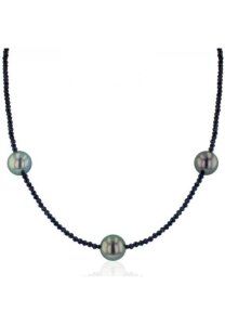 Luna-Pearls - Collier - Silber 925/- Tahiti-ZP 9-10 mm 216.0719