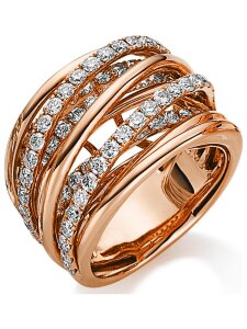 Luna Creation - Ring - Damen - Rotgold 18K - Diamant - 1.7 ct - 1B386R854-6 - Weite 54