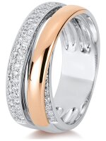 Luna Creation - Ring - Damen - Rotgold 18K - Diamant - 0.41 ct - 1B975WR854-2 - Weite 54