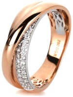 Luna Creation - Ring - Damen - Rotgold 18K - Diamant -...