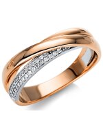 Luna Creation - Ring - Damen - Rotgold 18K - Diamant - 0.11 ct - 1S316RW855-1 - Weite 55