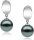 Luna-Pearls - HE100706 - Ohrringe - 750 Weißgold - Tahitiperlen 10,5-11 mm - Diamanten 0.056 ct