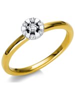 Luna Creation - Ring - Damen - Gelbgold 18K - Diamant -...