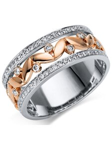 Luna Creation - Ring - Damen - Rotgold 18K - Diamant - 0.38 ct - 1T878WR855-1 - Weite 55