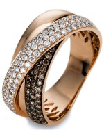 Luna Creation - Ring - Damen - Rotgold 18K - Diamant - 0.92 ct - 1O526R855-1 - Weite 55