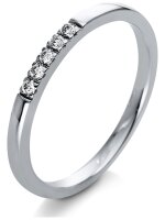 Luna Creation - Ring - Damen - Weißgold 18K - Diamant - 0.07 ct - 1Q780W854-1 - Weite 54