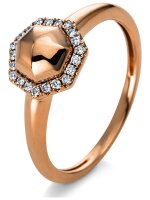 Luna Creation - Ring - Damen - Rotgold 14K - Diamant -...
