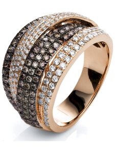 Luna Creation - Ring - Damen - Rotgold 18K - Diamant - 1.5 ct - 1F277R854-2 - Weite 54