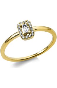 Luna Creation - Ring - Damen - Gelbgold 18K - Diamant - 0.11 ct - 1V395G854-1 - Weite 54