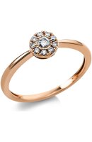 Luna Creation - Ring - Damen - Rotgold 18K - Diamant - 0.17 ct - 1V451R854-1 - Weite 54