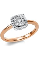Luna Creation - Ring - Damen - Rotgold 18K - Diamant - 0.25 ct - 1V665RW854-1 - Weite 54