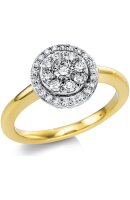 Luna Creation - Ring - Damen - Gelbgold 18K - Diamant - 0.5 ct - 1V669GW854-1 - Weite 54
