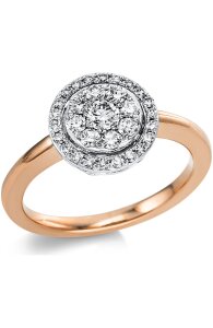 Luna Creation - Ring - Damen - Rotgold 18K - Diamant - 0.5 ct - 1V669RW854-1 - Weite 54