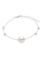 Luna-Pearls Armband 925 Silber rhod....