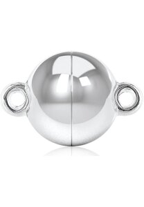 Luna-Pearls Smart-Line Magnetschließe 925 Silber rhod. 10mm - 666.0210