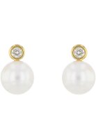 Luna-Pearls - HS1478 - Ohrstecker - 750 Gelbgold - 2...