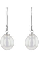 Luna-Pearls Ohrringe 750 Weissgold...
