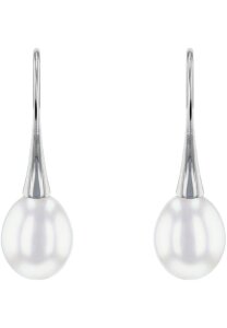 Luna-Pearls Ohrringe 925 Silber rhod. Süßwasser-Perle - 315.0098