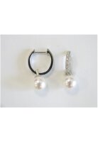 Luna-Pearls Ohrringe 750 WG 16 Brill. H SI 0,10 ct....