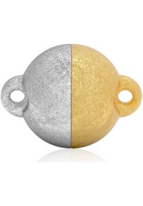Luna-Pearls - HS1141 - Kugel-Magnetschließe - 925 Silber teilvergoldet