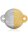 Luna-Pearls - HS1141 - Kugel-Magnetschließe - 925 Silber teilvergoldet
