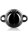 Luna-Pearls - HS1064 - Magnetschließe - 925 Silber schwarz rhodiniert - Smart-Line