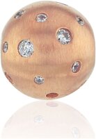 Luna-Pearls - HS1059 - Magnetschließe - 925 Silber rosévergoldet - Zirkonia