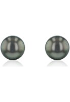 Luna-Pearls Ohrringe 750 Weissgold Tahiti-Perle 10.5-11mm...