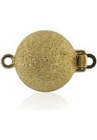 Luna-Pearls Kugel-Schließe 585 Gelbgold 12mm -...