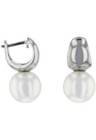 Luna-Pearls Creolen 925 Silber rhodiniert...