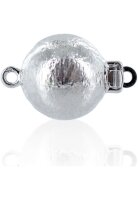 Luna-Pearls Kugel-Schließe 925 Silber rhod. 10mm -...