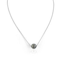 Luna-Pearls - Collier - Kette - 925 Silber rhod. -...