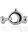 Luna-Pearls Karabiner Schließe 925 Silber rhod. 10mm - 606.0730